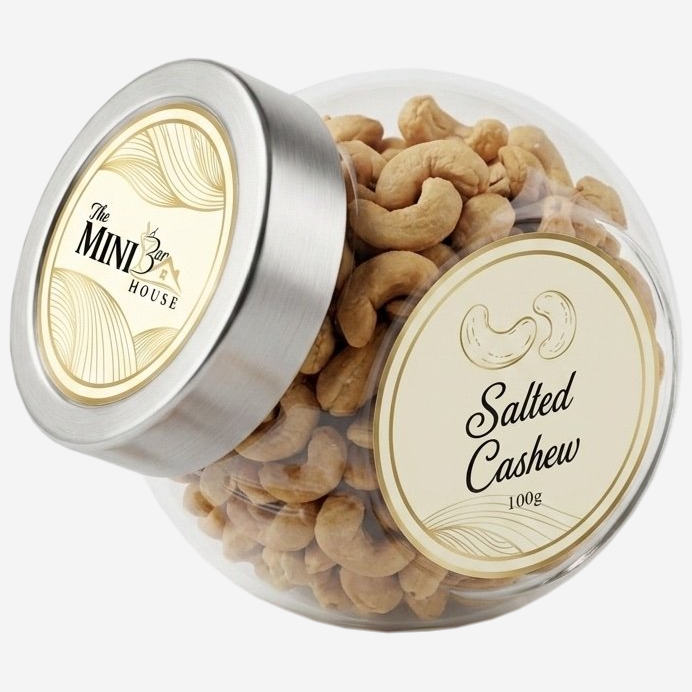 Salted Cashew Globe Jar 100g