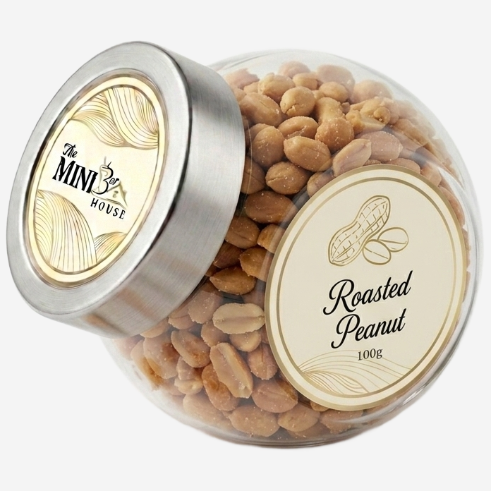 Roasted Peanuts Globe Jar 100g