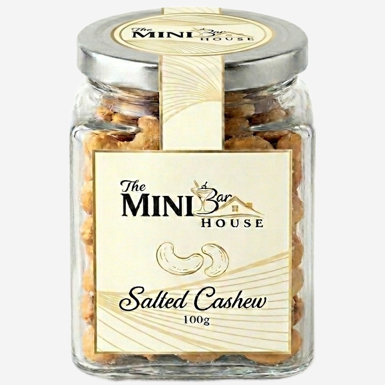 Salted Cashew Square Jar 100g