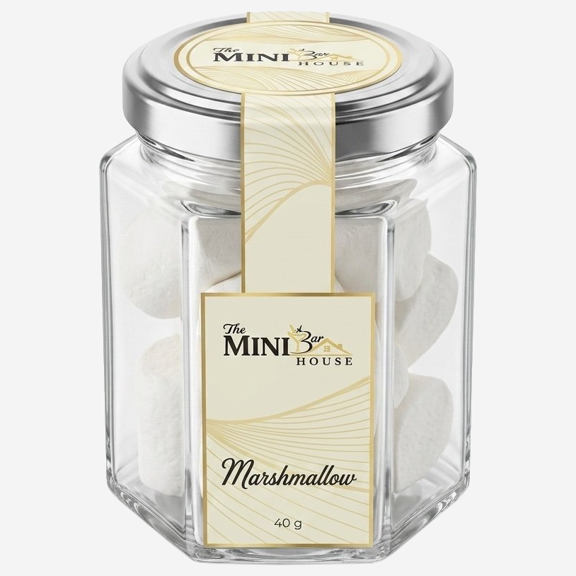 Marshmallow Hexagon Jar 40g