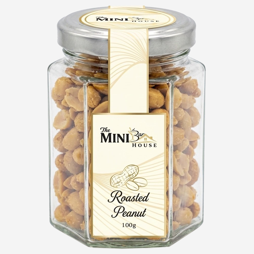 Roasted Peanuts Hexagon Jar 100g