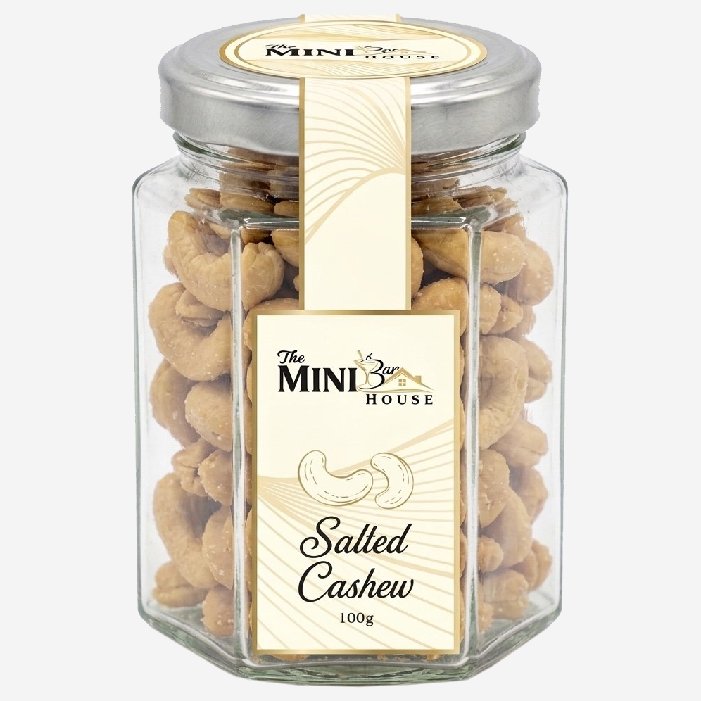 Salted Cashew Hexagon Jar 100g