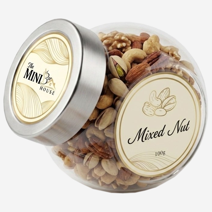 Mixed Nuts Globe Jar 100g