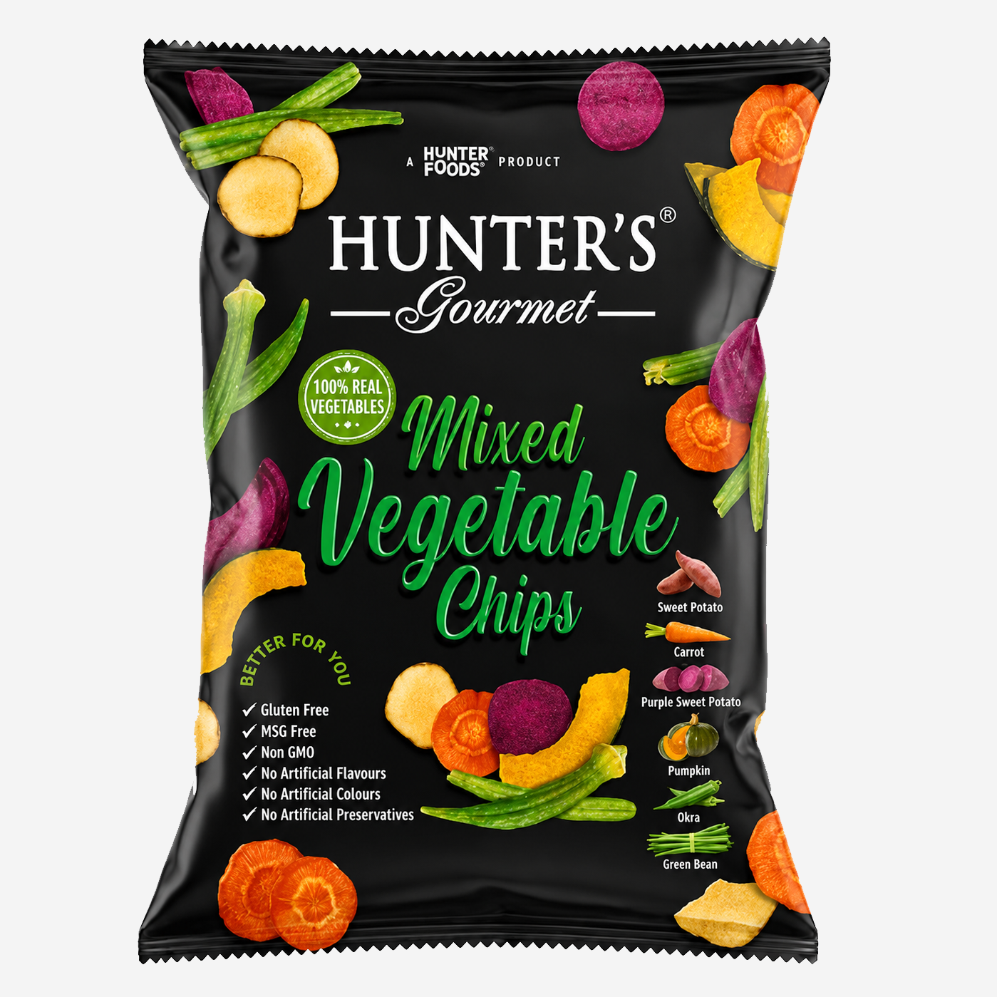 Hunter's Gourmet Mixed Vegetable Chips